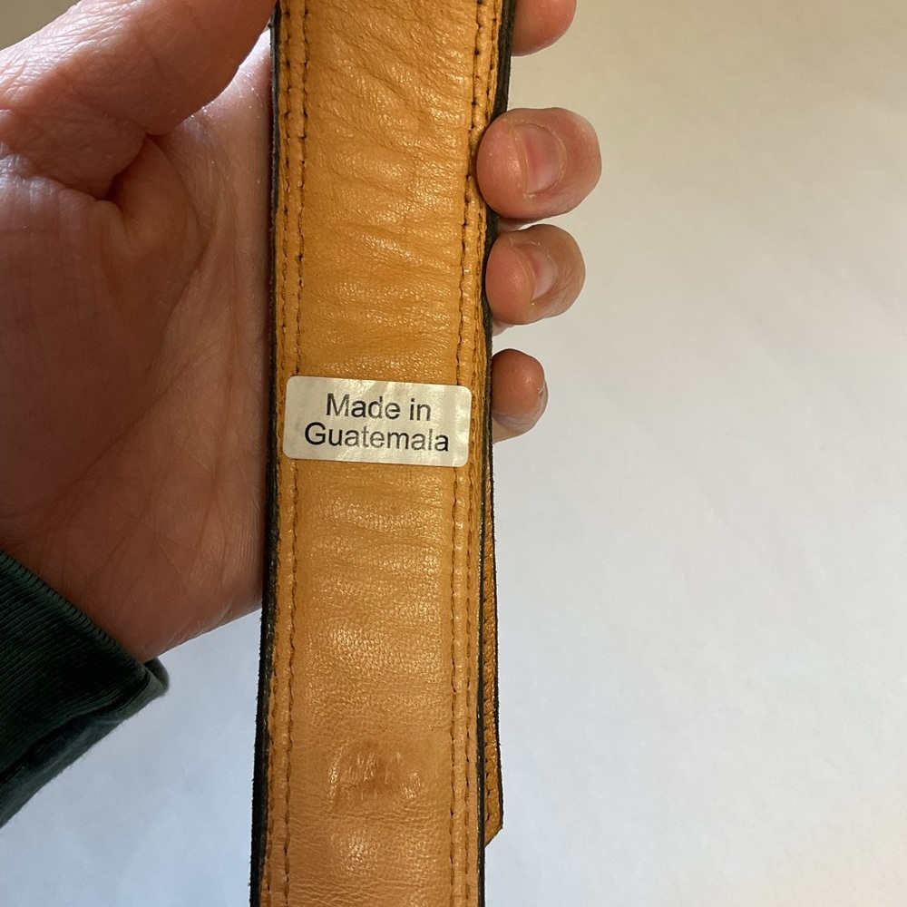 Black Made in Guatemala Belt - Picture 6 of 7